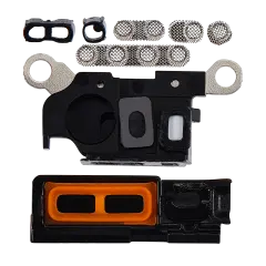 Loudspeaker / Mic Mesh Compatible For iPhone 15 Pro (Black Titanium) (10 Pack)