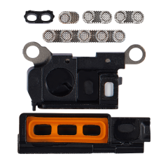 Loudspeaker / Mic Mesh Compatible For iPhone 15 Pro Max (Black Titanium) (10 Pack)