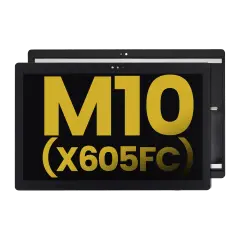 LCD Assembly Without Frame Compatible For Lenovo Tab M10 FHD 10.1" (X605FC) (Refurbished) (Black)