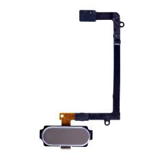 Home Button With Flex Cable Compatible For Samsung Galaxy S6 Edge (Gold)