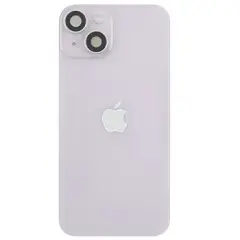 Back Glass With Steel Plate With MagSafe Magnet Pre-Installed Compatible For iPhone 14 (Genuine OEM) (Purple)
