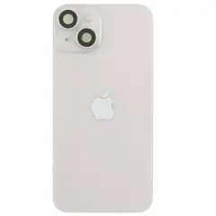 Back Glass With Steel Plate With MagSafe Magnet Pre-Installed Compatible For iPhone 14 (Genuine OEM) (Starlight)