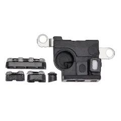 Loudspeaker / Mic Mesh Compatible For iPhone 11 Pro (White) (10 Pack)