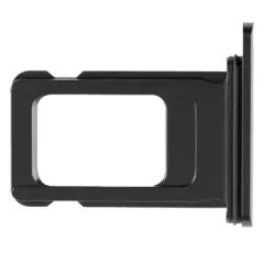 Single SIM Card Tray Compatible For iPhone 11 (Genuine OEM) (Black)