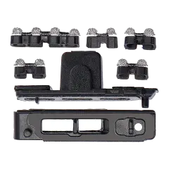 Loudspeaker / Mic Mesh Compatible For iPhone 11 (White) (10 Pack)