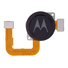 Fingerprint Reader With Flex Cable For Motorola Moto G Power / G8 Power (XT2041 / 2020)  (Genuine OEM) (Smoke Black)