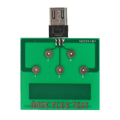 Micro USB Male Connector Breakout Board