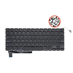 Keyboard W/ Backlight & Screws (US English) Compatible For MacBook Pro Unibody 15" (A1286)