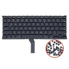Keyboard W/ Backlight & Screws (US English) Compatible For MacBook Air 13" (A1466) / (A1369 / Mid 2011)