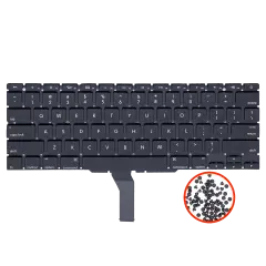 Keyboard W/ Backlight & Screws (US English) Compatible For MacBook Air 11" (A1465) / (A1370 / Mid 2011)