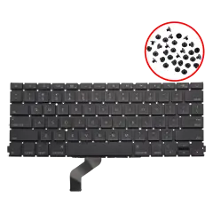 Keyboard W/ Backlight & Screws (US English) Compatible For MacBook Pro 13" Unibody (A1425)