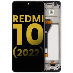 LCD Assembly With Frame Compatible For Xiaomi Redmi 10 (2022) (Refurbished) (All Colors)