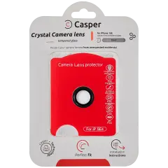Casper Camera Lens Protector For iPhone 16e (Black) (Clear)