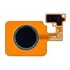 Home Button Fingerprint Sensor With Flex Compatible For LG G8 ThinQ / LG V50 ThinQ (Genuine OEM) (Black)