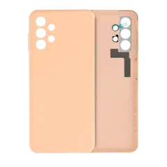 Back Cover Glass Compatible For Samsung Galaxy A13 4G (A135 / 2022) (Service Pack) (Peach)