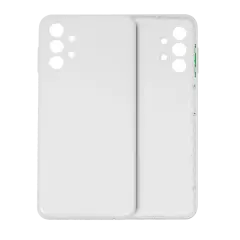 Back Cover Glass Compatible For Samsung Galaxy A13 4G (A135 / 2022) (Service Pack) (White)