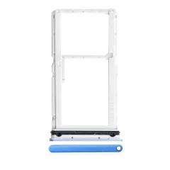 Single Sim Card Tray Compatible For Motorola Moto G Play (XT2413 / 2024) (Coronet Blue)