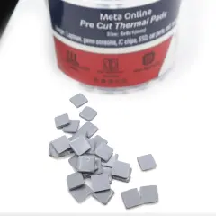 Pre Cut Thermal Pads Mosfet Coil (6  x 6 x 1 mm) (100 Pack) (Meta Online)