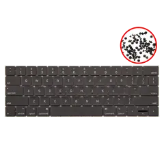 Keyboard W/ Backlight & Screws Compatible For MacBook Pro 13" (A1989 / Late 2018 / Early 2019) / Pro 15" Touch Bar (A1990 / Late 2018 / Early 2019) (US English)