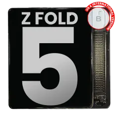 Inner OLED Assembly With Frame Compatible For Samsung Galaxy Z Fold 5 5G (US & International) (Used OEM Pull: Grade B/C) (Cream)