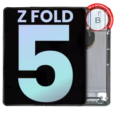 Inner OLED Assembly With Frame Compatible For Samsung Galaxy Z Fold 5 5G (US & International) (Service Pack) (Gray)