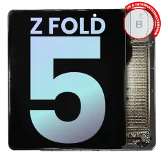 Inner OLED Assembly With Frame Compatible For Samsung Galaxy Z Fold 5 5G (US & International) (Service Pack) (Cream)