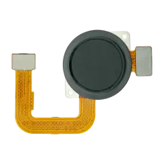 Fingerprint Reader With Flex Cable Compatible For Motorola Moto G Power (XT2041-4 / XT2041-6 / XT2041-7 / XT2041DL / 2020) (Smoke Black)