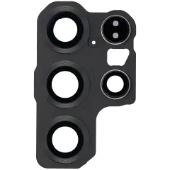 Back Camera Lens With Cover Bezel Ring Compatible For Samsung Galaxy S25 Ultra 5G (Titanium Black)