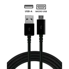 Micro USB To USB Type A Cable (Generic) (Black)