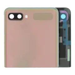 Outer OLED Assembly With Frame Compatible For Samsung Galaxy Z Flip 4G (F700) / Z Flip 5G (F707) (Service Pack) (Mystic Bronze)