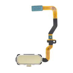 Home Button With Flex Compatible For Samsung Galaxy S7 (Gold Platinum)