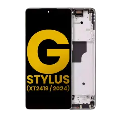 OLED Assembly With Frame Compatible For Motorola Moto G Stylus 5G (XT2419 / 2024) (Refurbished) (Caramel Latte)