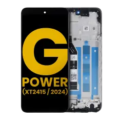 LCD Assembly With Frame Compatible For Motorola Moto G Power 5G (XT2415 / 2024) (Refurbished) (All Colors)
