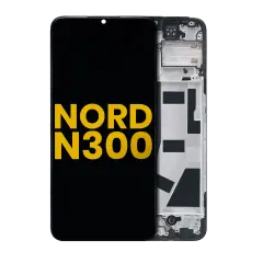 LCD Assembly With Frame Compatible For OnePlus Nord N300 5G (Refurbished) (All Colors)
