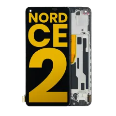 OLED Assembly With Frame Compatible For OnePlus Nord CE 2 5G (Refurbished) (All Colors)