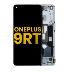 OLED Assembly With Frame Compatible For OnePlus 9RT 5G (Refurbished) (Nano Silver)