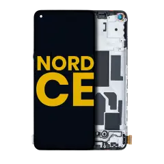 OLED Assembly With Frame Compatible For OnePlus Nord CE 5G (Refurbished) (All Colors)