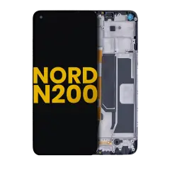 LCD Assembly With Frame Compatible For OnePlus Nord N200 5G (Refurbished) (All Colors)