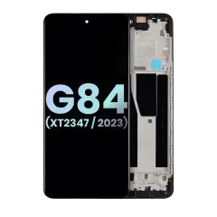 OLED Assembly With Frame Compatible For Motorola Moto G84 (XT2347 / 2023) (Genuine OEM) (All Colors)