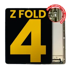 Inner OLED Assembly With Frame Compatible For Samsung Galaxy Z Fold 4 5G (US & International) (Refurbished) (Beige)