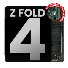 Inner OLED Assembly With Frame Compatible For Samsung Galaxy Z Fold 4 5G (US & International) (Used OEM Pull: Grade B/C) (Gray Green)