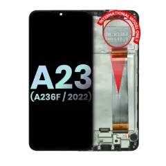 LCD Assembly With Frame Compatible For Samsung Galaxy A23 5G (A236F / 2022) (International Version) (Service Pack) (All Colors)