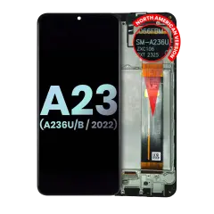 LCD Assembly With Frame Compatible For Samsung Galaxy A23 5G (A236U/B / 2022) (North American U/B Version) (Service Pack) (All Colors)