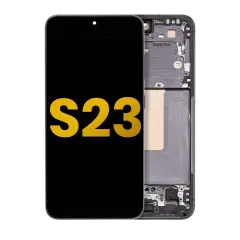 OLED Assembly With Frame Compatible For Samsung Galaxy S23 5G (US & International) (Refurbished) (Green)