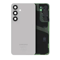 Back Cover Glass With Camera Lens For Samsung Galaxy S24 Plus (Service Pack) (Marble Gray)