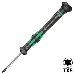 Kraftform Precision Torx screwdriver With Screw Hold Function TX5 X 40 MM (2067) (Wera)