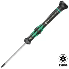 Kraftform Micro Precision Tamper-proof Torx screwdriver TX8 X 60 MM (2067) (Wera)