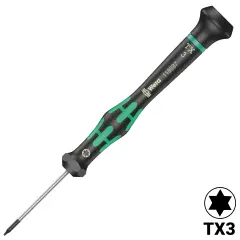 Kraftform Micro Precision Torx screwdriver TX3 X 40 MM (2067) (Wera)