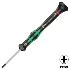 Kraftform Micro Precision Phillips screwdriver PH00 X 40 MM (2050) (Wera)