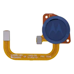 Fingerprint Scanner With Flex Cable Compatible For Motorola Moto E (XT2052 / 2020) (Genuine OEM) (Midnight Blue)